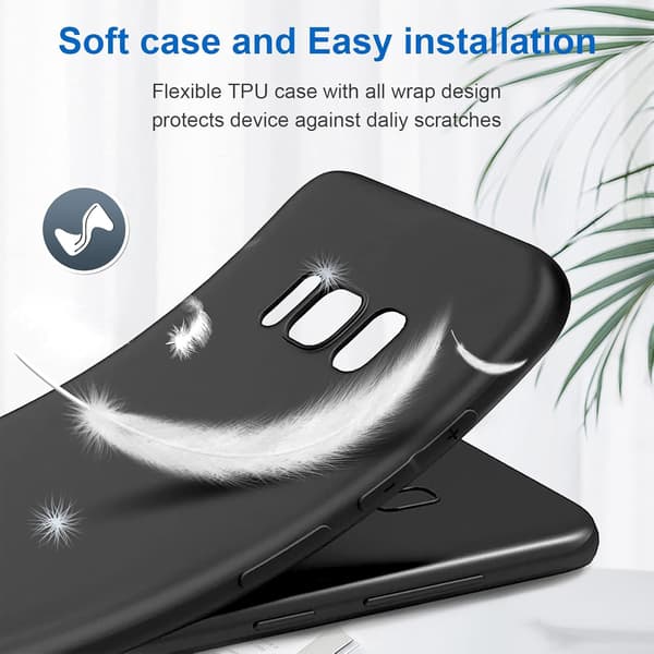 COVER TIL SAMSUNG GALAXY S8 SOLID OG HOLDBAR SILIKONE BAGSIDER