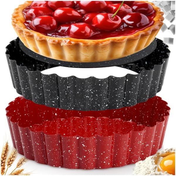 Granit tarte form med løst bund 12 cm 2 stk.