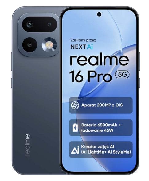 Smartphone REALME 16 Pro 5G 8 GB/ 512 GB Grå