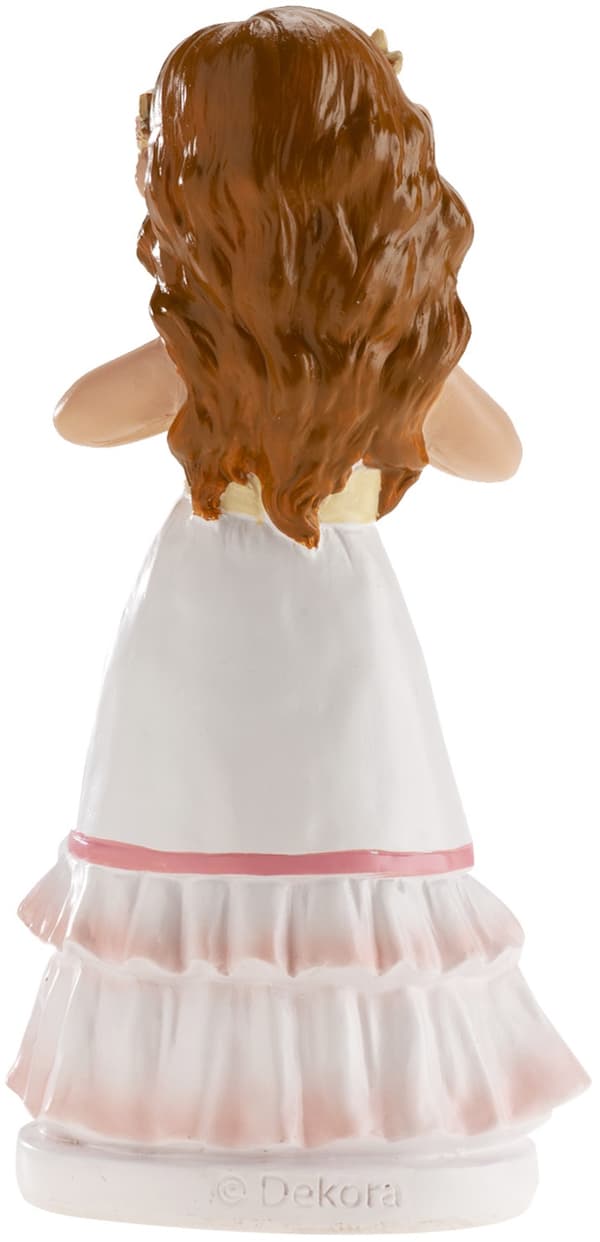 Kondolencekagefigur - Pige med et hjerte