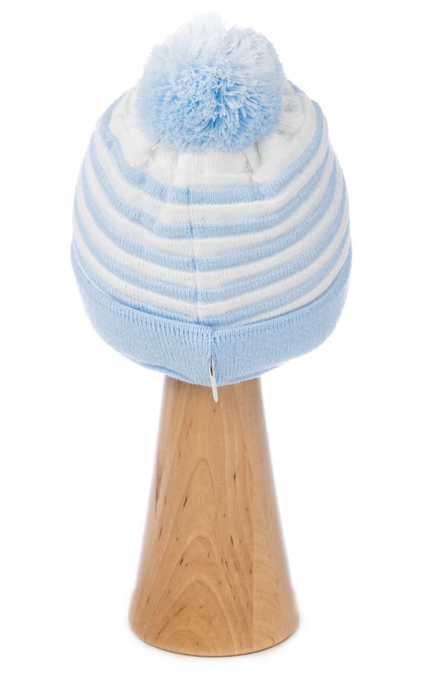 Vinter babyhue + tørklæde, størrelse: 3-6 måneder