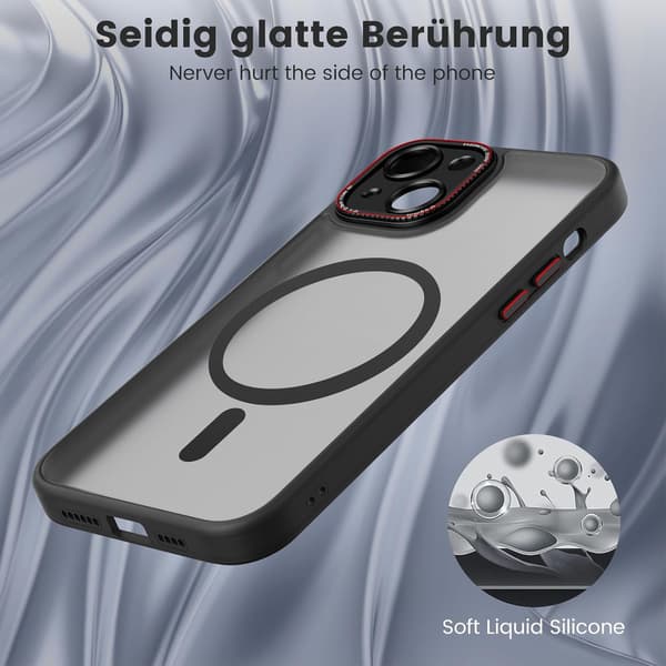 APPLE IPHONE 14 SKAL MARINBLÅT RÖKT BAKSIDA MAGSAFE