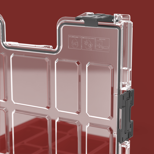 QBRICK SYSTEM PRO ORGANIZER 300 PUNAINEN ULTRA HD