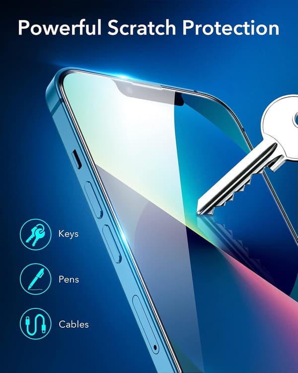 Härdat glas för Apple iPhone 13 Mini, solidt, hållbart, 3 delar
