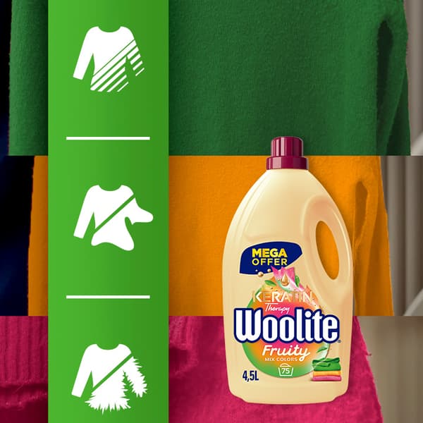 Woolite Flydende Frugtagtig 4,5L