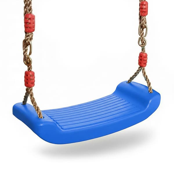ZOYA blå plastgunga för barn i trädgården