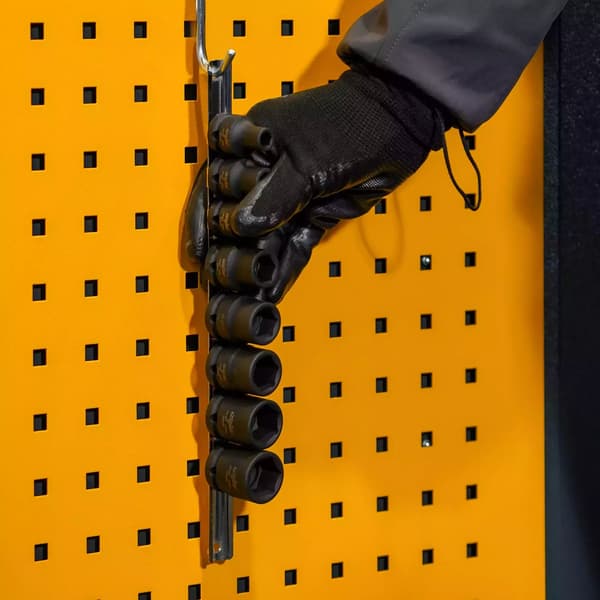 MJW 1/2" slaghylsnyckelsats på skena