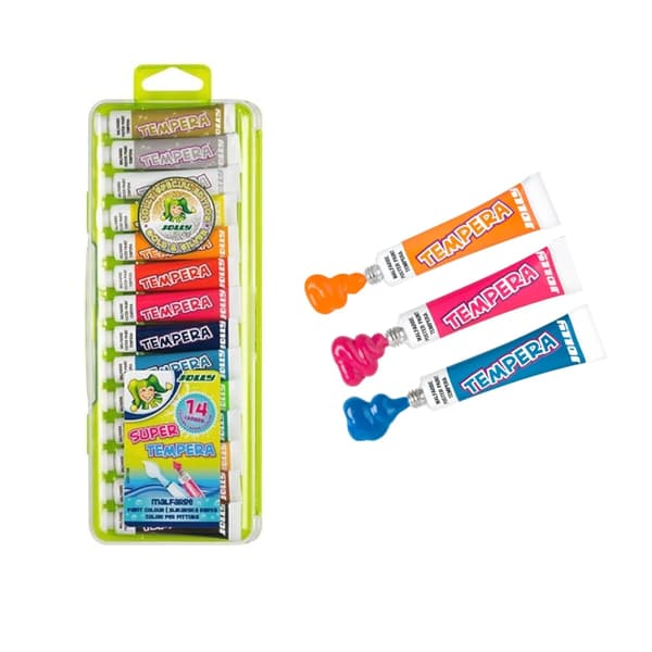 Jolly tempera maling - 12 stk. + metallic