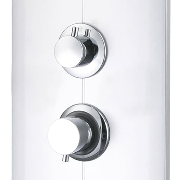 vidaXL brusepanel 25x43x110 cm sølv