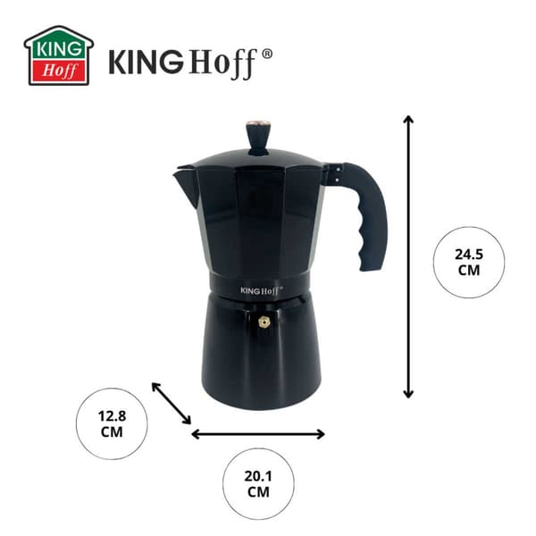 KAFFEBRYGGARE 600ml KINGHOFF KH-1885 INDUKTION