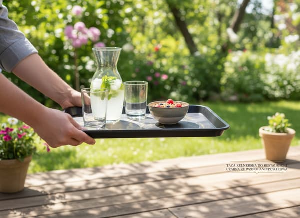 CARNIVAL SERVERINGSBRICK SVART HALCHFRI 45,5×35,5×2