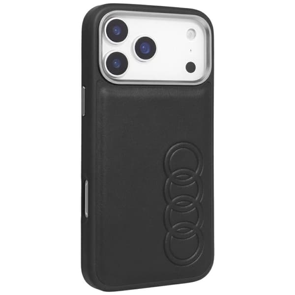 Audi TT MagSafe-etui i kunstlæder til iPhone 17 Pro – sort