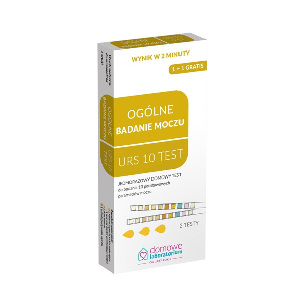 URS urintest til hjemmebrug 10 parametre 2 stk. (1 pakke)