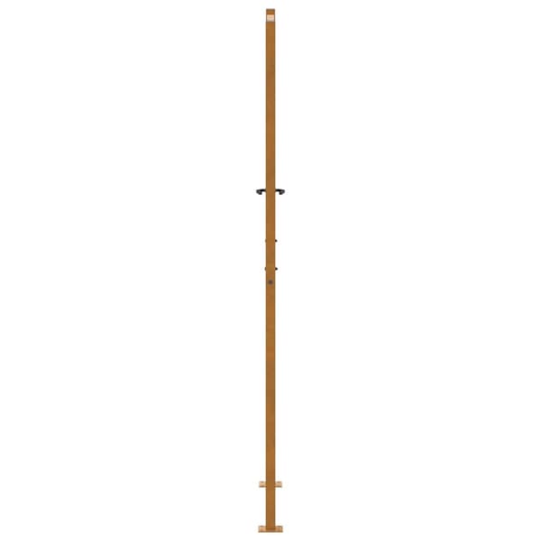 vidaXL havelåge 105x205 cm rustfrit stål bølgemønster