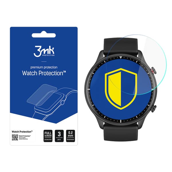 Xiaomi Amazfit GTR 2 - 3mk Urbeskyttelse ARC