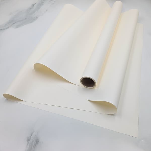 Blomfolie - "Elegant" Off-White - Rulle 58cm x 10m