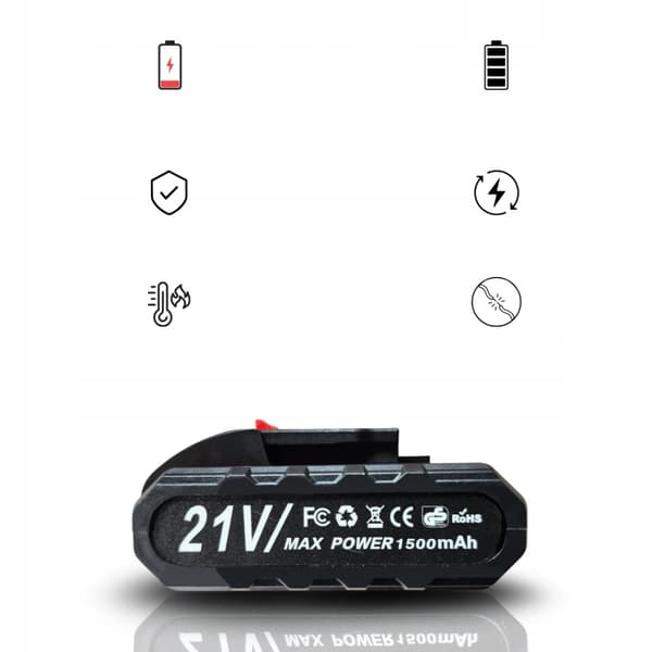21 V:n akku ADM-akkuleikkuriin
