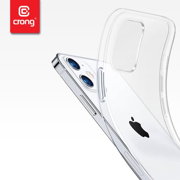 Crong Crystal Slim Cover - iPhone 12 Pro Max Etui (Klart)