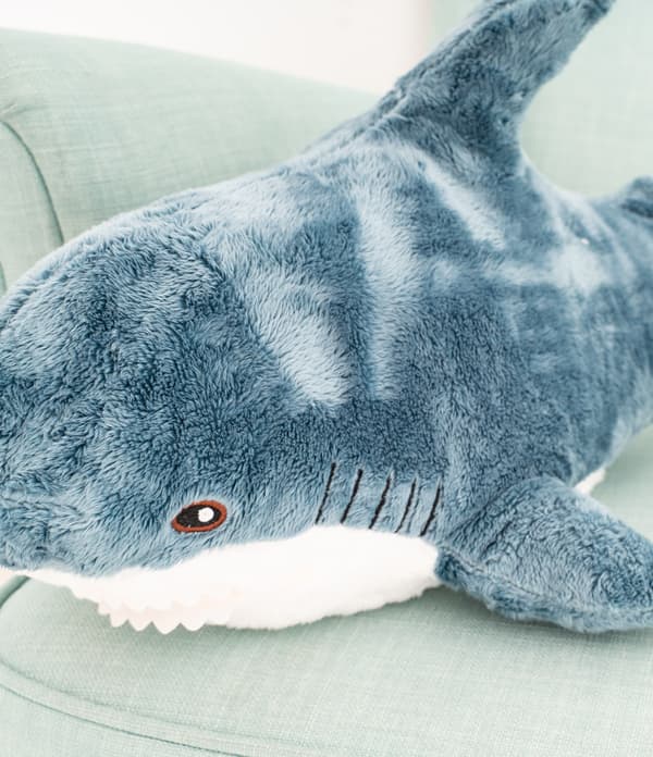 BLÅHAJ SHARK IKEA NAVY 60CM