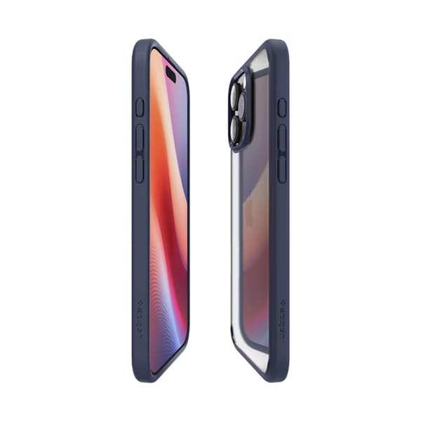 Spigen Ultra Hybrid - Etui til iPhone 16 Pro Max (Marineblå)