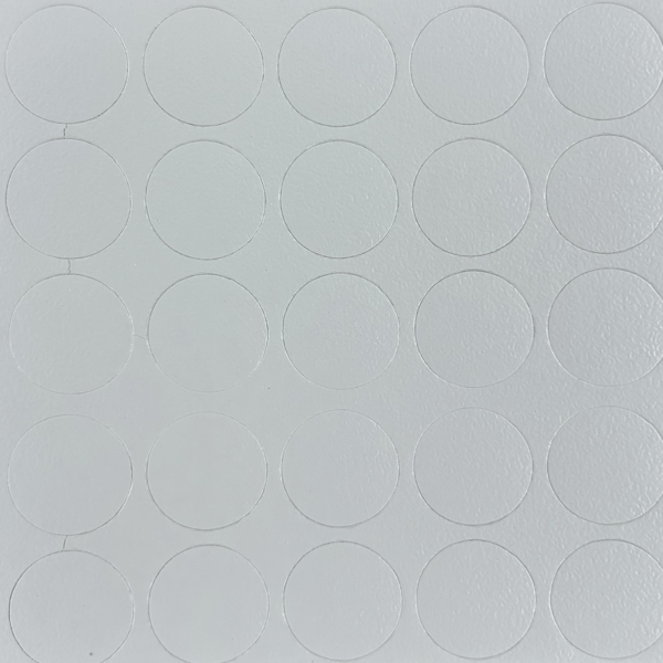 Självhäftande propp diameter 14 perlegrå (ark 25 st)