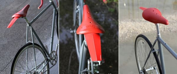 Mini bakre cykelskärm under sadeln, grön