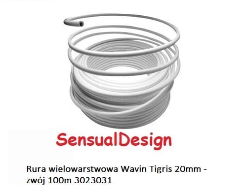 Wavin Tigris 20mm flerskiktsrör - 100m rulle 3023031
