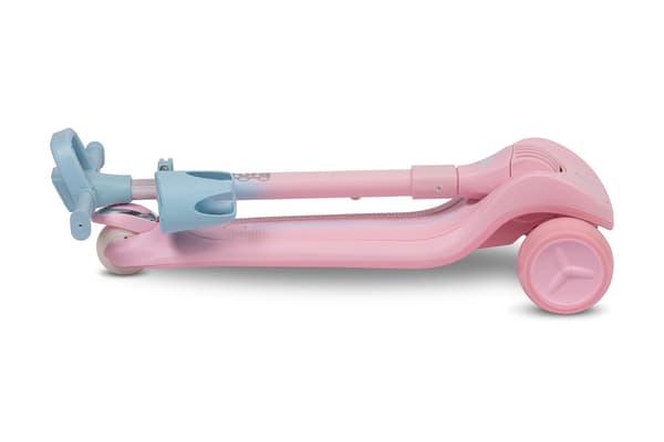 3-hjulig sparkcykel satura rosa