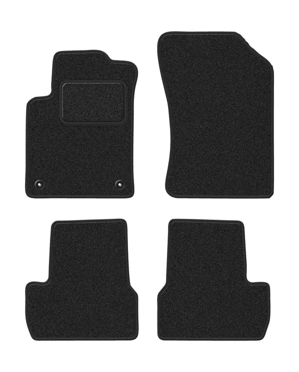 Bilmåtter i velour til Citroen DS3 hatchback (2009-2016) anthracit