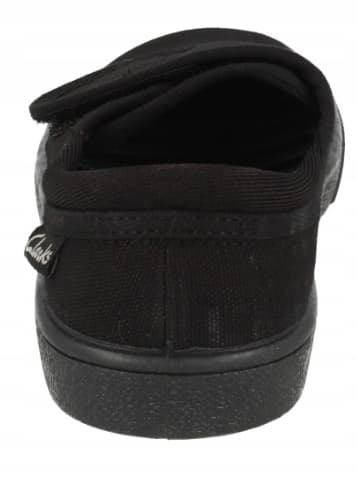 CLARKS BØRNESKO I SORTE MED VELCRO, 24 J_H