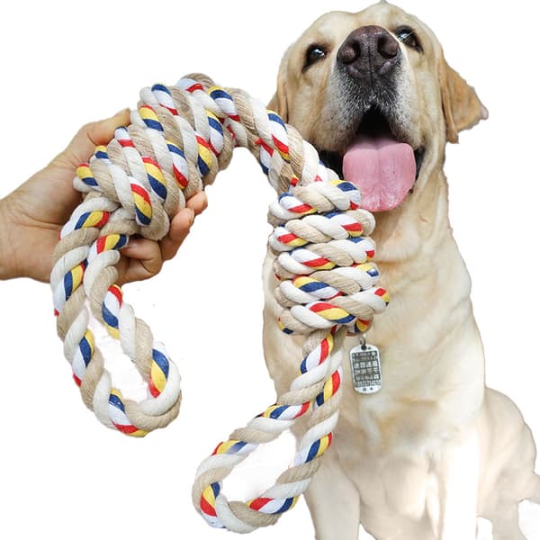 Hundtuggleksak med knutar 60 cm XXL