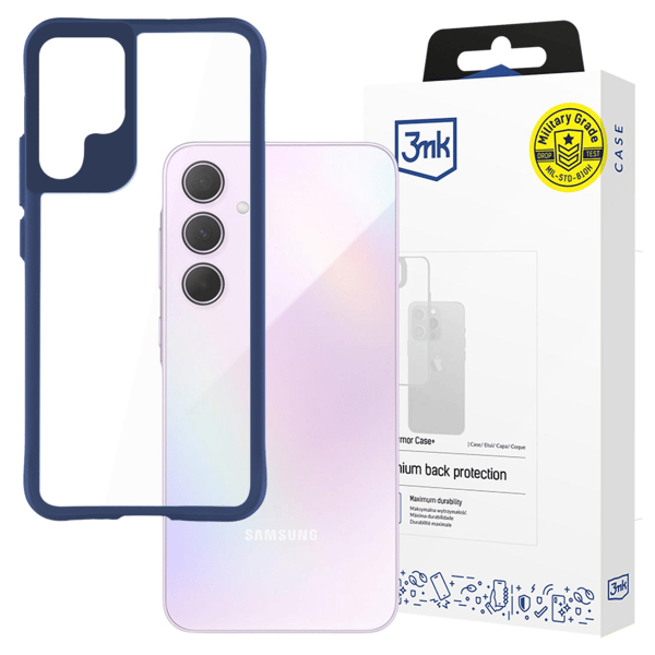 Samsung Galaxy A35 5G - 3mk Satin Armor Cover+ Blå