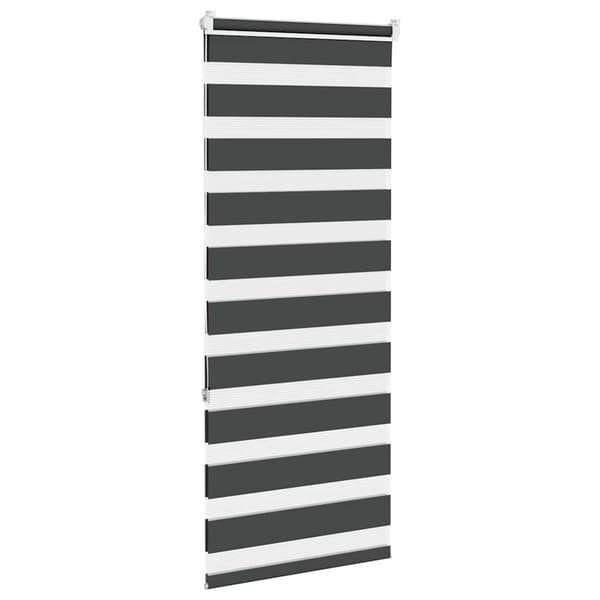 vidaXL Zebragardin, svart, tygbredd 50,9 cm, polyester