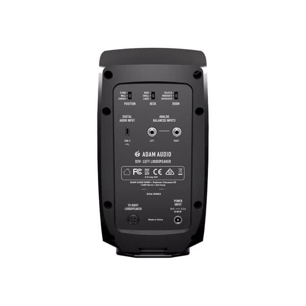 ADAM AUDIO D3V Sort - Par monitorer