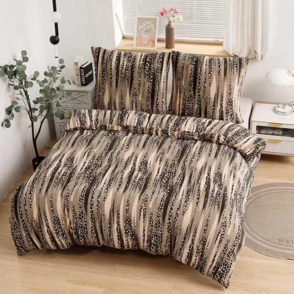 Polarvuodevaatteet Parylux Leopardinraidat Peite 1 kpl 140x200cm