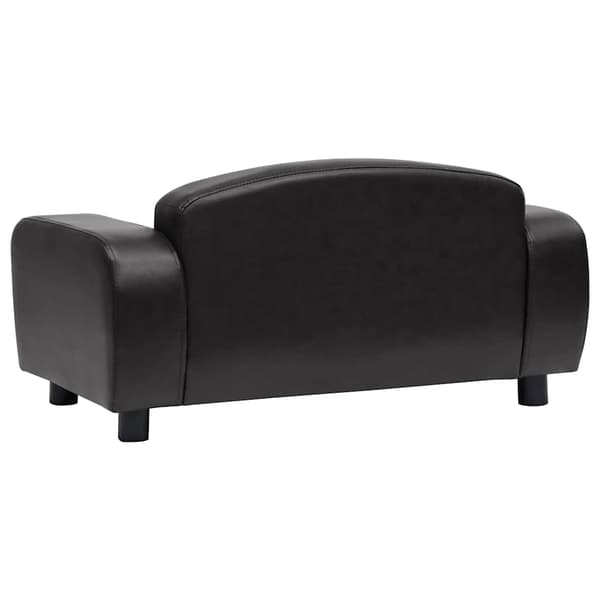 vidaXL hundesofa sort 80x50x40 cm kunstlæder