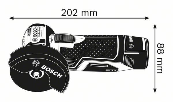 ACCU VINKELSLIBER GWS 12 V-76 0*AH - B 6019F2000