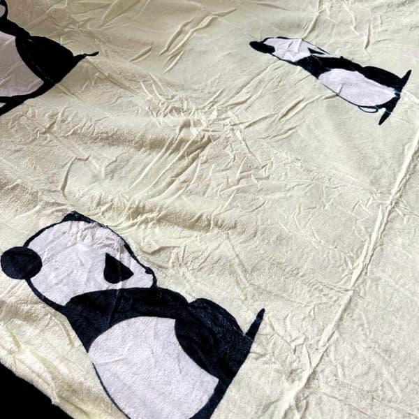 Panda-mallinen peitto talvinen lämmin polar 130x150