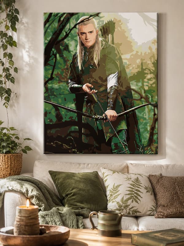 Målning med siffror Legolas Sagan om ringen 40x50cm