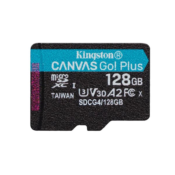KINGSTON microSDXC Canvas Go Plus 128GB Adapter