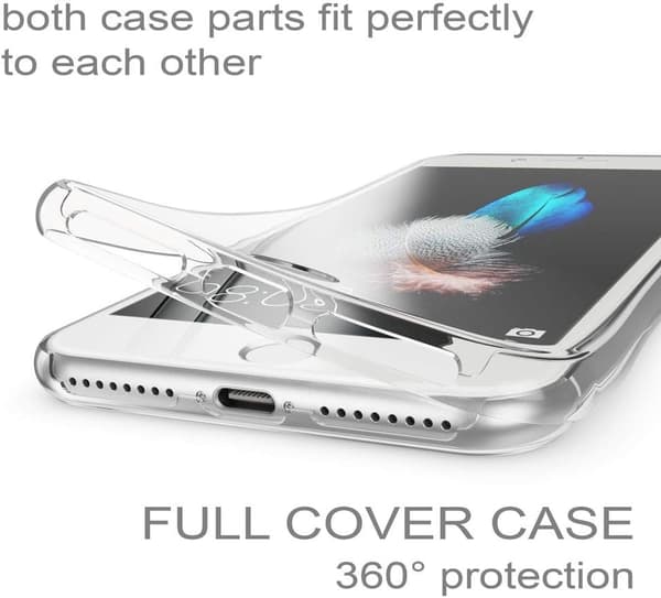 FLEXIBELT SKAL FÖR APPLE IPHONE 7/8 PLUS TRANSPARENT A1864 A1897
