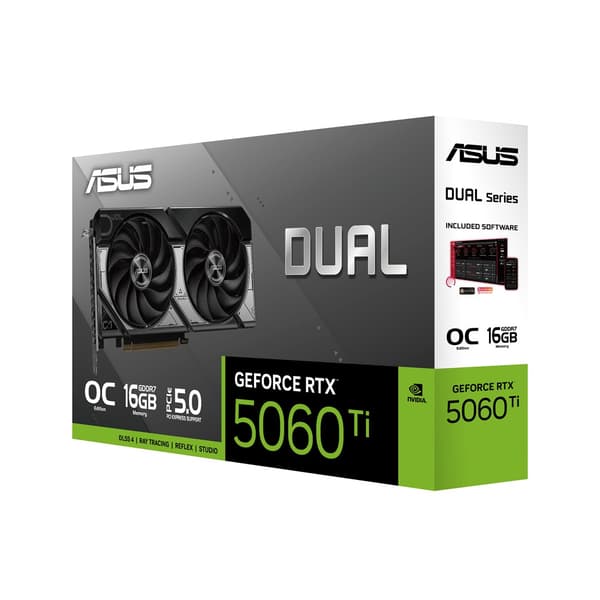 ASUS DUAL RTX 5060 TI 16GB OC grafikkort