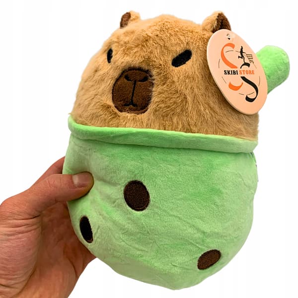 Pehmolelu Pehmolelu Kapiibara Shake Pudding Squish Halattava Pehmustettu 20 cm