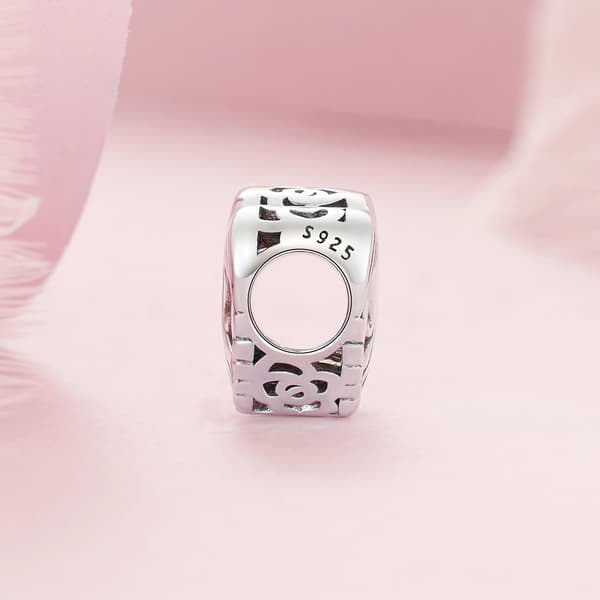 Hjärta mor och dotter silverberlockpärla silver 925
