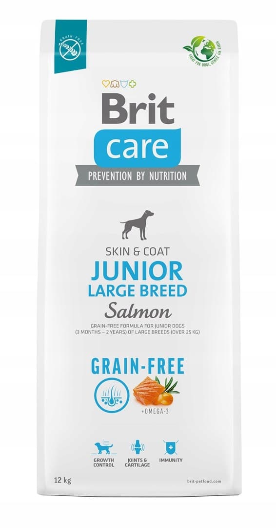Brit Care Spannmålsfritt Junior Stort torrfoder 12 kg