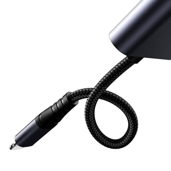 Joyroom SY-L01 2-i-1 lydadapter lightning til 3,5 mm + lightning (sort)