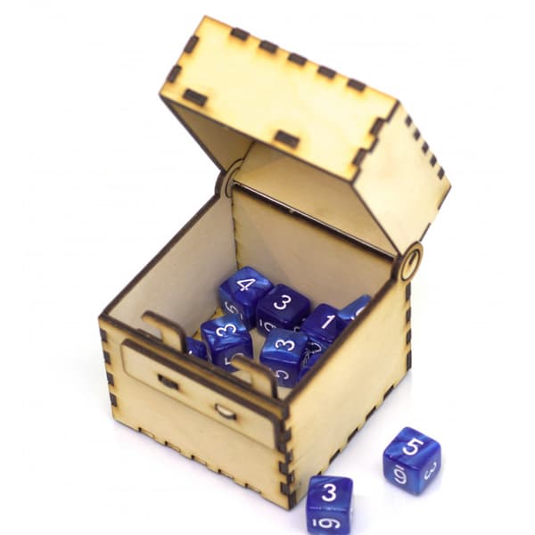 1,6 cm Deep Sea RPG Die Sekssidet D6