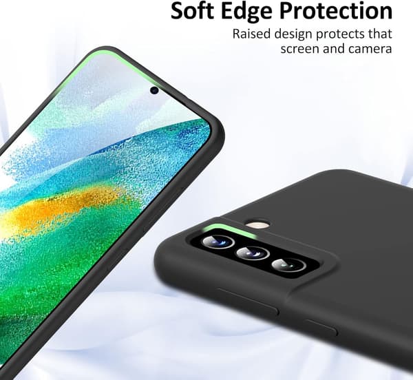 SORT MAT SILIKONE ETUI TIL SAMSUNG GALAXY S21 FE 5G SM-G990B