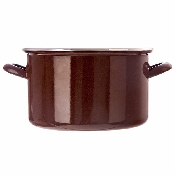 Brown emaljerad gryta 26 cm, 6,5 l