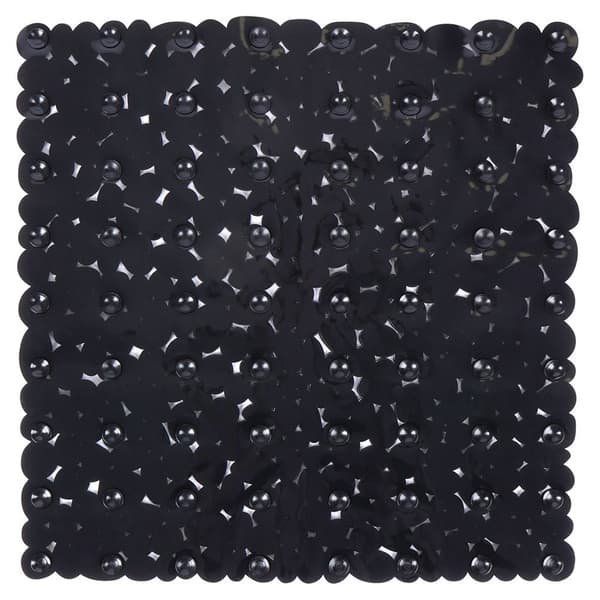 Antislip duschmatta svart 51x51 cm